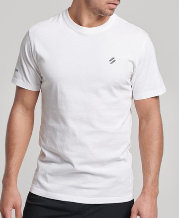 Superdry Men's Men's Sport Organic Cotton Core Loose Short Sleeve T-shirt White - Size: Xxxl