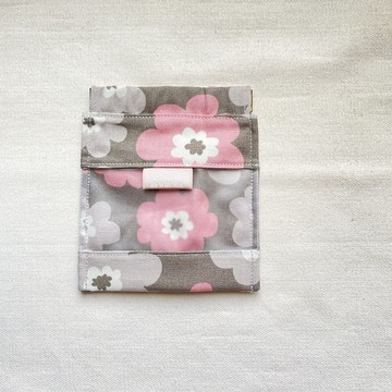 北歐小花透視立體小物收納包