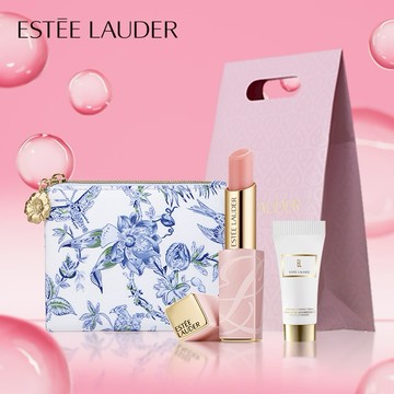 浪漫邂逅【Estee Lauder 雅詩蘭黛】情人嘟嘟美唇香氛組|護唇膏3.2g+護手霜5ml