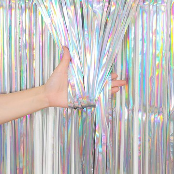 P&B UNITY 派對雨絲簾  雷射銀  4個