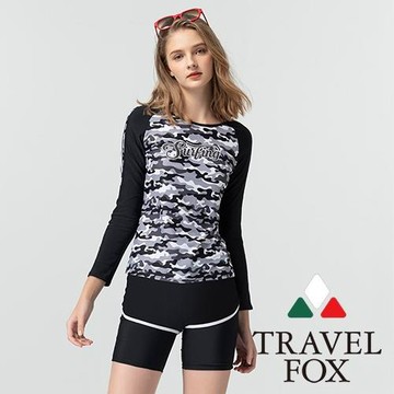 夏之戀TRAVEL FOX 大女衝浪裝二件式C21717