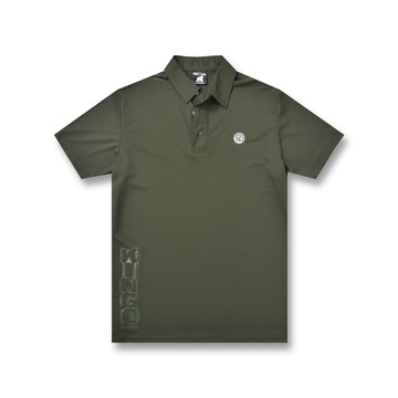 KINGO男款｜冰感系列｜印花POLO衫 411212