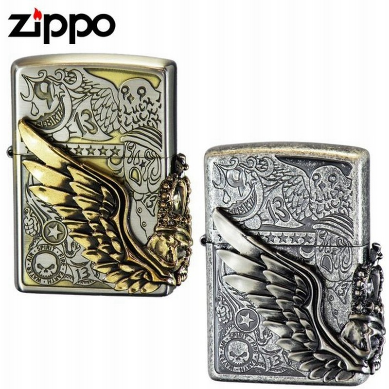 Zippo ライター ジッポライター かっこいい ジッポーライター オイルライター フクロウ ふくろう ラッキーナンバー スカル 骸骨 蛇 金運 エンジェルウィングメタ 通販 Lineポイント最大0 5 Get Lineショッピング