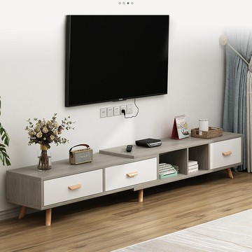 233 電視櫃 現貨免運 伸縮電視櫃 現貨限時下殺免運  客廳長櫃 收納櫃 TV櫃 高腳電視櫃  北歐風特惠下殺 【XJ25114】