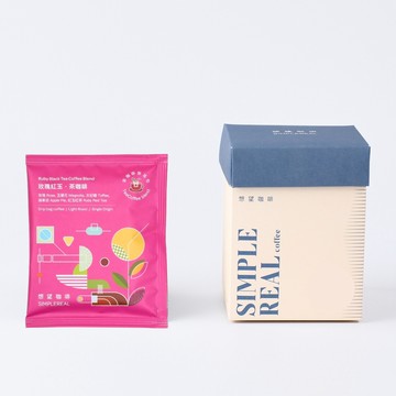 玫瑰紅玉．茶咖啡掛耳包(中焙) ｜玫瑰、玉蘭花、太妃糖、蘋果派、紅玉紅茶 10入 (Coffee Stopover聯名)