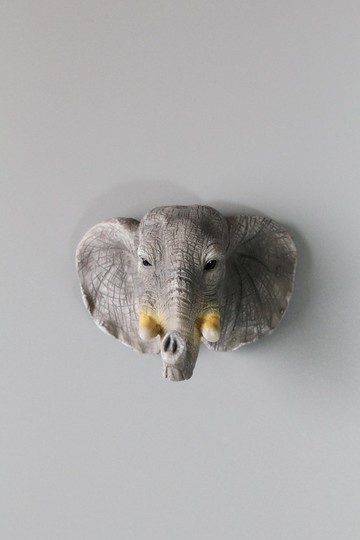 日本Magnets擬真動物系列 可愛立體造型磁鐵鑰匙掛勾(大象款)