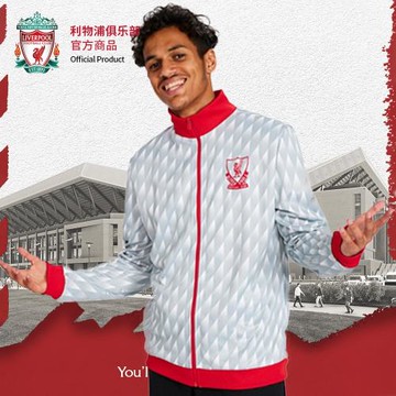 【官方正版】利物浦俱樂部  | 1989年復古球衣款運動夾克休閑外套