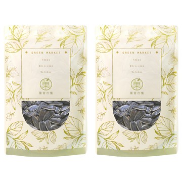 GreenMarket 菓青市集 原味水煮葵瓜子 300g x 2包 休閒零食泡茶良伴