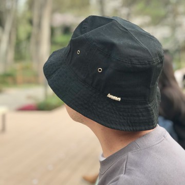 手工刺繡純棉漁夫帽 水洗斜紋布 中性款