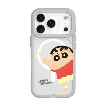 【正版授權】蠟筆小新可愛變裝系列極光霧透MagSafe iPhone手機殼