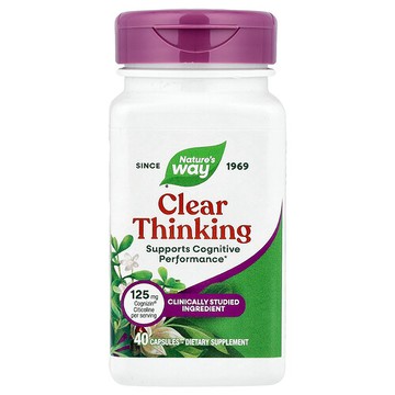Nature's Way, Clear Thinking，40 粒膠囊