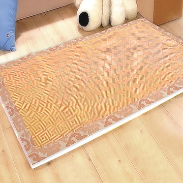 C.G.&C. S.M.C. 凱蕾絲帝 加厚挑高御皇3D透氣柔藤涼墊 台灣製  小(120 x 60cm)  棕色  1個