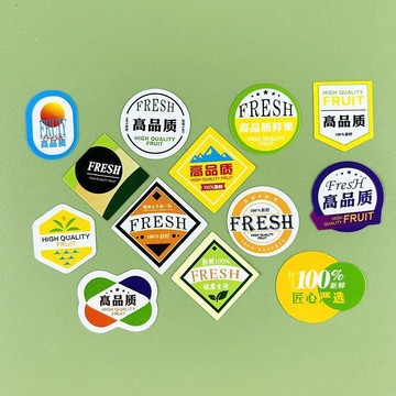 ⭐臺灣熱賣好物⭐蘋果水果標籤貼紙自粘不乾膠超市水果店通用橘子沃柑愛媛商標果貼