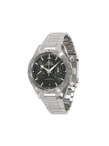 OMEGA - pre-owned Speedmaster 40.5mm - men - stainless steel/Sapphire - One Size - Black