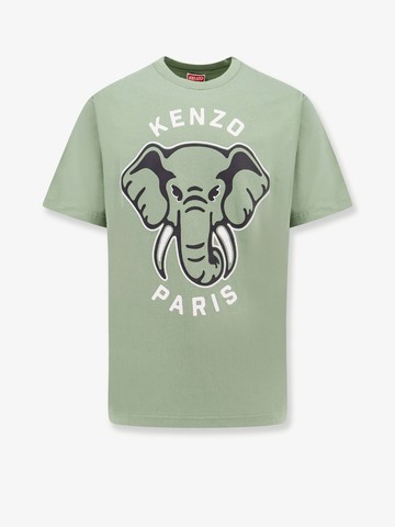 Biologic cotton t-shirt with kenzo elephant print - KENZO PARIS - gender_Man