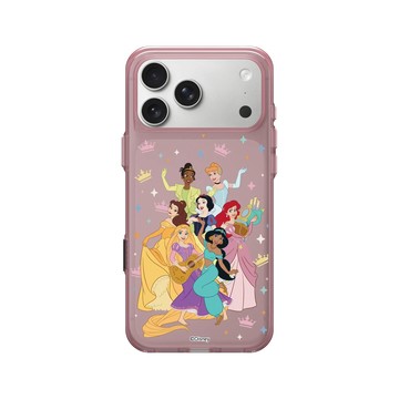 iPhone 17 Pro Max Clear (相機按鈕) 晶醺玫 - 迪士尼-公主系列 Disney Princess - 迪士尼公主 - 公主角色集合