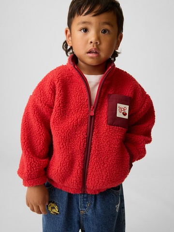 Gap × Sesame Street芝麻街嬰兒及幼兒泰迪絨拉鍊外套
