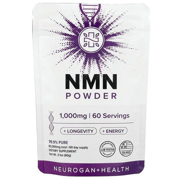 Neurogan Health, NMN 粉，2.1 盎司（60 克）