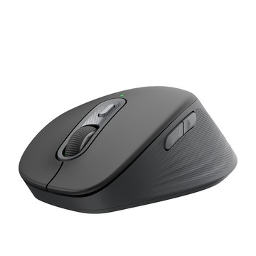 Logitech M840L 多工靜音無線滑鼠大手版 石墨黑
