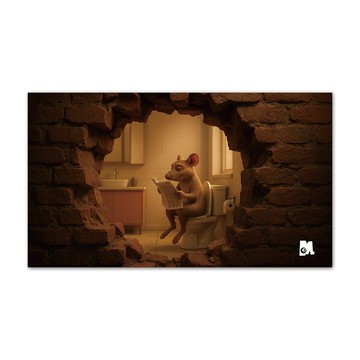 【怪獸】瑪思特 3D情境桌上墊 (60x34cm) -報報鼠