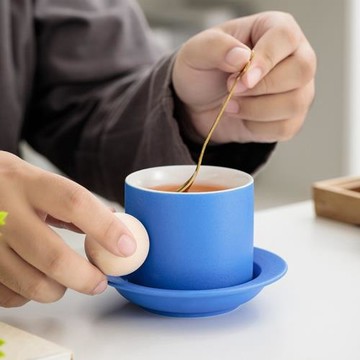 陶瓷咖啡杯套裝高顏值杯子ins風帶勺碟馬克杯喝水泡茶杯定制logo
