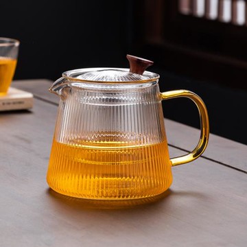 玻璃茶壺過濾泡茶壺耐高溫家用水壺單壺茶水分離茶壺功夫茶具套裝