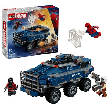 1380【台中翔智積木】LEGO 樂高 漫威 76349 蜘蛛人囚車追逐戰
