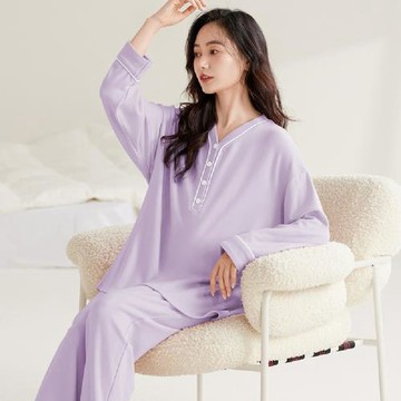 【藍尼居家】★舒適家居睡衣套裝(女睡衣/家居服/兩件式/舒適)