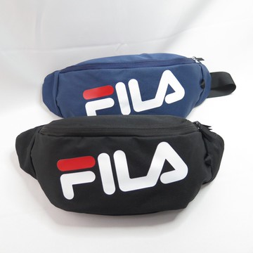 FILA 大LOGO 斜跨包 腰包 全新現貨 BWV3004BK 剩黑色 iSport商城