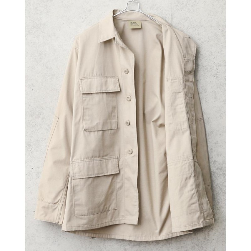 実物 新品 デッドストック 米軍 カーキ リップストップ BDU