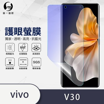 (台灣製)【o-one】護眼螢膜 vivo V30 5G 全膠螢幕保護貼 手機保護貼