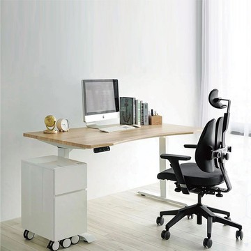 FUNTE電動升降桌-三節式桌腳180x80cm