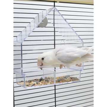 虎皮牡丹玄鳳鸚鵡蠟嘴文珍珠鳥食盒槽防灑濺食杯下料喂食器鳥杯