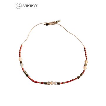 VIKIKO  紅肉肉瑪瑙珠串  本命紅混搭個性細手鏈女閨蜜同款禮物