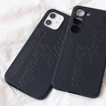 戲院黑果凍手機殼