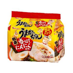 ハウス食品 うまかっちゃん 熊本 香ばしにんにく風味 5個パック (92g x 5食入)