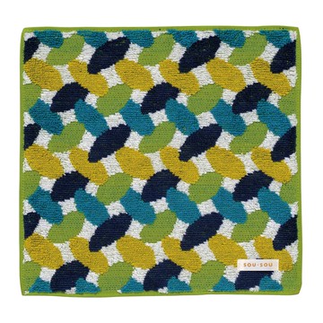 日本丸真xSOU SOU京都新和風今治小方巾 交錯 25x25_廠商直送