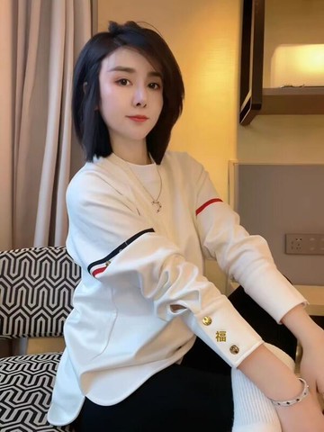 【免運】女秋冬新款 雙槓拼色長袖 T恤 加厚內搭 打底衫 中長款上衣 設計感小眾