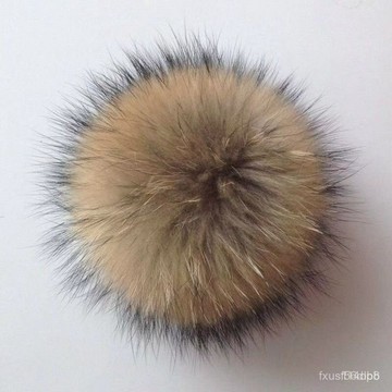 🔥桃園有貨🔥【迴頭客607人】直徑12cm仿真大貉子毛球帽子鞋子配件DIY手工材質狐狸毛球 G1PH