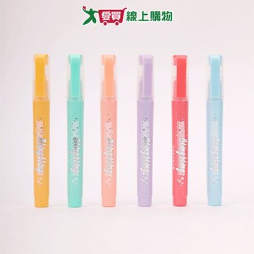 TEMPO 亮彩系螢光筆6入(1組入) 色筆 螢光筆 筆記筆【愛買】