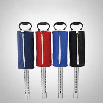 新高爾夫撿球器塑料握把拾球器GOLF球場用品大容量可裝70粒球4色