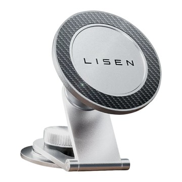 LiSEN MagSafe 特斯拉屏幕手機支架 360°任意調節 適用於特斯拉顯示器背面、車內平面處、玻璃  銀灰色  1個