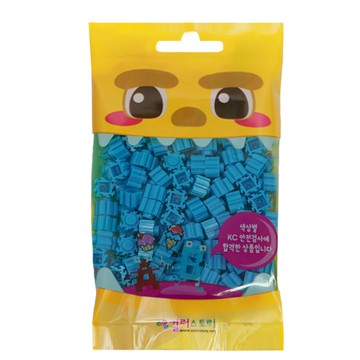 韓國 Color Story - 免燙拼豆-補充包165顆(湛藍/10mm)