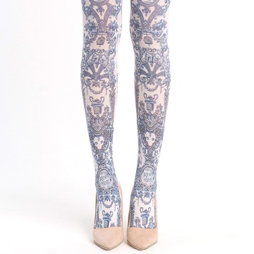 蘿莉塔褲襪，S-4XL 尺寸的甜美茶會服飾配件，大尺碼時尚