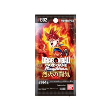 七龍珠超卡牌遊戲Fusion World 盒裝補充包-烈火鬥氣(FB-02)