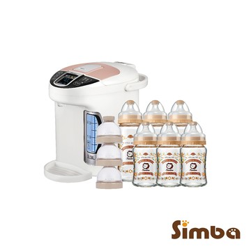 小獅王辛巴 NO.1明星智能免預約泡奶推薦組S5PRO(六段溫度)＊限宅配