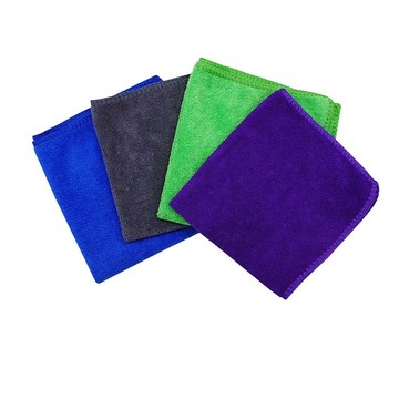 抹布 HOU-001-1超細纖維28*28cm棉布20入組(多色隨機出貨 抹布 毛巾 茶巾 布巾 擦拭布)
