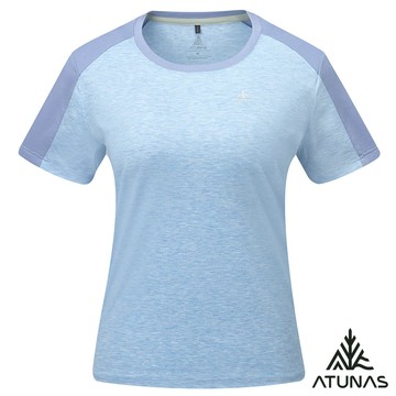 【ATUNAS 歐都納】女排汗透氣短袖T恤A8TS2617W藍紫
