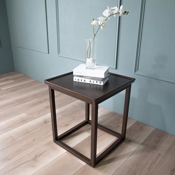 【H&D東稻家居】北歐風實木小邊几/茶几/方几-2色