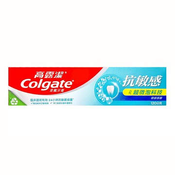 Colgate 高露潔 抗敏感超微泡科技健齒護齦牙膏  120g  1條